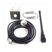 3X(VHF Marine Antenna 156-163Mhz Rubber Mast Aerial with 5M RG-58 Cable for Boat