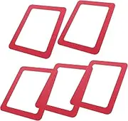 ORFOFE Effortless Photo Updates 5pcs Magnetic Picture Frames Photo Magnets for Fridge Office Home Decor