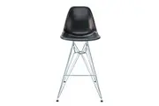 SK Designer Living | Replica Eames DSR Stool | Black & Chrome
