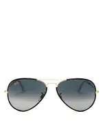 Ray-Ban Classic Brow Bar Aviator Sunglasses, 58mm