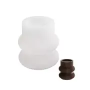 Silicone Stand Molds Geometric Striped Shape Resin Craft Molds for