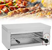 Electric Countertop Oven, 4000W Commercial Wall Mounted Broiler, 50-300 ° C Temperature Control, Stainless Steel Cheese Melter, Professional Grilling Tool for Restaurant Kitchen