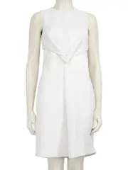 White Twisted Cut Out Dress
