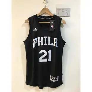 NBA球衣 Joel Embiid 七六人異色黑 Adidas Swingman 熱轉印 全新含吊牌