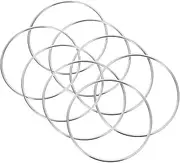 JOINPAYA 4 Sets Metal Linking Rings Stage Performance Props for Party Tricks Metal Illusion Playthings for All Ages Close Up Essentials