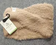 Alpine Design Women's Light Brown Fuzzy Rib Headband - Size: One Size