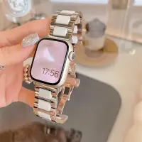 在飛比找蝦皮商城精選優惠-金屬陶瓷錶帶 適用蘋果手錶 適用Apple Watch 8 