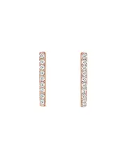 Ariana Rabbani 14K Rose Gold 0.09 ct. tw. Diamond Bar Drop Earrings