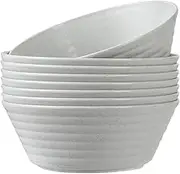 DUOLUV Cereal Bowl, Set of 8 Soup Bowls 36 Ounces Unbreakable Wheat Straw Bowls Microwave Dishwasher Safe Reusable Bowls for Kitchen Cereal Salad Soup Rice Noodle Oatmeal