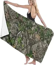 Camouflage Print Super Soft Beach Quick-Drying Bath Towel Unisex Large Absorbent Towel Blanket Suitable for Outdoor Travel Camping Yoga Gym Swimming Bath