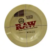 Raw Classic Metal Ash Tray Smoking Cigarette Tobacco