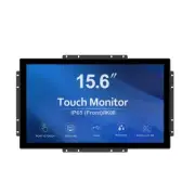 GreenTouch 15.6 Inch Touch Screen Monitor Open Frame Touch Monitor USB DVI VGA