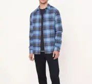 Vince NWT Men's Norden Plaid Long Sleeve Button Up Collared Flannel Shirt XL NEW