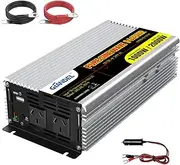 GIANDEL 1000Watt Pure Sine Wave Power Inverter DC12V to AC 240V with Dual AC Sockets and USB Port