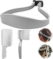 Eroionet Adjustable Fade Comb, Hair Cutting Stencil, Barber Fade Combs, Curved Positioning Comb, Haircut Band Fade Comb, Bent Fade Comb, Fade Comb, for Self Haircuts