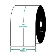 4.09" x 509' TDM200 Wax/Resin Barcode Ribbon for Datamax Printers (6 Ribbons