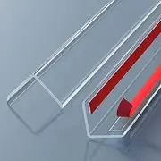 Awvob Wall Corner Protector - 2PCS, 31.5"x1.18" - Self Adhesive Clear Corner Protectors for Walls, Cabinet Doors, Edge Protector Trim; Easy to Install Corner Guards for Walls (80cm x 3cm)