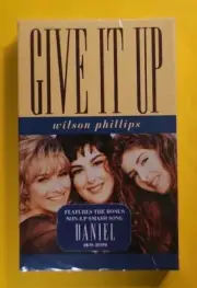 Wilson Phillips – Give It Up / Daniel Cassette Single SEALED w/ Hype Sticker