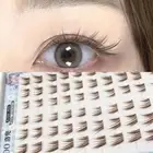 Natural Brown Lash Clusters DIY Individual Lashes Eye Lashes Eyelash Extension