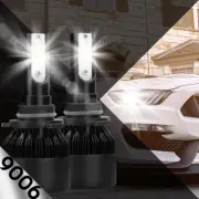 XENTEC COB 388W 9006 LED Headlight Bulbs 6000K White Light Conversion Kit (for: Saab)