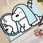 Thickened Diatom Mud Floor Mat Absorbent Entrance Door Mat Toilet