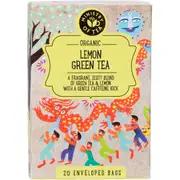 Ministry of Tea Organic Lemon Green Tea Bags 20 Pack