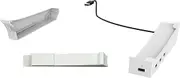 Holder Bracket with 4 Port USB Hub Fast Charging Upgraded Horizontal Stand Fit for PS5 Slim Console