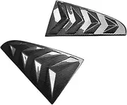 Quarter Side Window Louver Scoop Cover Vent Compatible for Volkswagen Passat CC ARTEON 2009-2018 Carbon Spoiler Decorative Accessories(Carbon Surface)