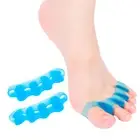 Toe Spacers & Separators for Pedicure, Bunion & Hammer Toe Relief - Blue (8pcs)