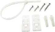 ibasenice Childproof Cabinet Locks Babyproofing Straps Furniture Anchor Kit Tip Straps Plastic Buckle Wall Mount for Boys and Girls Safety