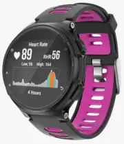 Silicone Watch Band Strap w/Tool Garmin Forerunner Black Purple Pink Sport New
