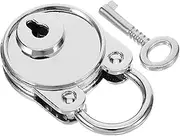 Zinc Alloy Padlock for Travel Lock Padlocks with Keys Small Bear Small Shaped Pad Pad Locks Like Knob Silver Zinc Alloy