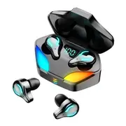 Mini TWS Bluetooth 5.1 Wireless Sports Stereo Headset With Mic For Esports Gaming - Black