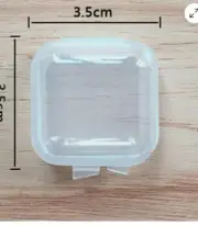 30x Mini Clear Plastic Square Box Jewelry Beads Storage Case Container Holder US