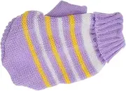 ifundom Knitted Dog Sweaters with Turn Down Collar for Winter Puppy Outfits for Christmas Valentine Day Comfortable Knit for Dogs Cats Durable Pet Costume