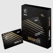 MSI [SPATIUM S270 SATA 2.5 480GB] SPATIUM S270 SATA 2.5" 480GB, 3D NAND, SATA III 6Gbps SSD
