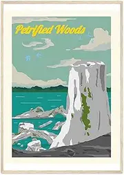 Visit Petrified Woods - Poster - Travel Poster