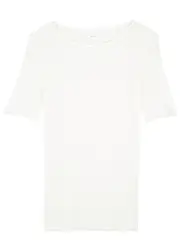 Skall Studio Edie Pointelle-knit Cotton top - Off White - XL XL