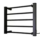 Heated Electric Towel Bathroom Rack EV-90- Black Pronti