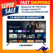 Blaupunkt 40" FHD Smart Google Android TV Chromecast Netflix Amazon Prime BT WIF