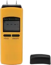 Wood Meter,4 Bit LCD Digital Display Wood Meter for Lumber Portable Digital Damp Detector for Firewood Wall Paper Floor