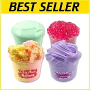 4 x 5oz Handmade Cloud Butter Slime - Freshly Scented & Ready to Play!