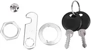 Cabinet Lock Cam Lock,Cabinet Lock 4 Set Cam Lock Zinc Alloy File Cabinet Mailbox Drawer Slidding Door Locks with Keys Office Drawer Lock (Color : 103-25) (Color : 10330) (Color : 10320)