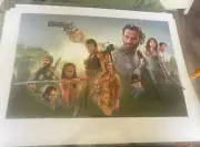 Jason Palmer signed The Walking Dead Artwork