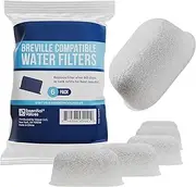 [Essential Values] 6 Pack Replacement Water Filters for Breville BWF100 - Charcoal Activated by