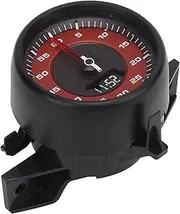 Dashboard Clock with Stopwatch and Lap Timer Gauge, High Accuracy, Replacement for Porsche (Red)