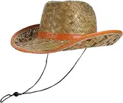 [SUPVOX] Men's Sun Hat Straw Beach Hat Wide Brim Comfortable Outdoor Sun Shield for Adults Olive Green