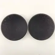 2- 92mm / 3.62" Fabric Speaker Dome Dust Cap For Sub-Woofer Bass Speaker Black