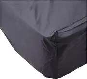 Logan & Mason 300 Thread Count Fitted Bedsheet, Single Bed Extra Long, Charcoal