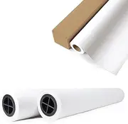 CAD Paper Rolls (2 Rolls) 36x300 Plotter Paper, 96 bright, 20lb Wide Format Ink Jet Bond Rolls with 2 Inch Core - Premium Quality Bond Paper (Width 36” x 300” Length)
